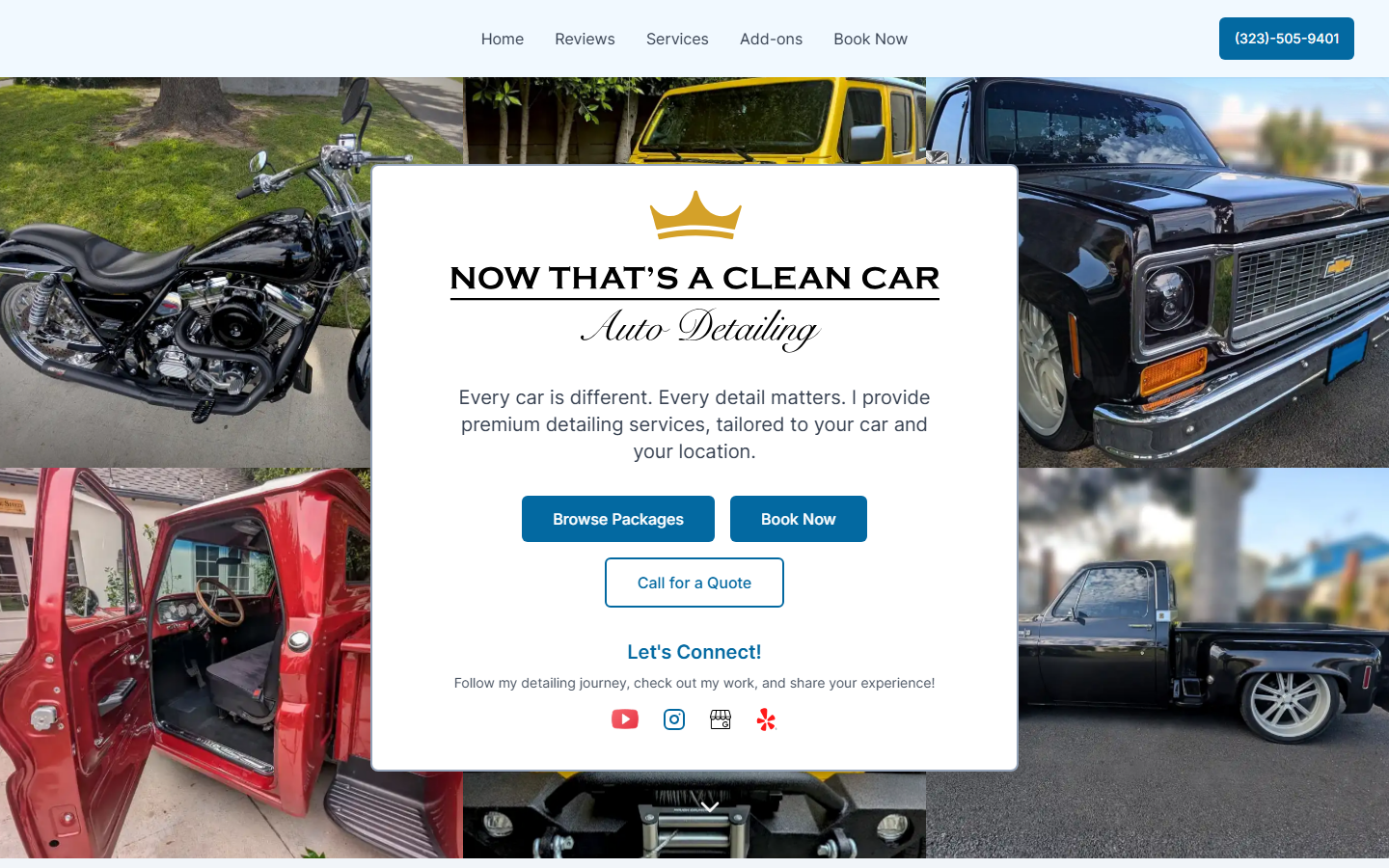 Now That’s a Clean Car — home — desktop