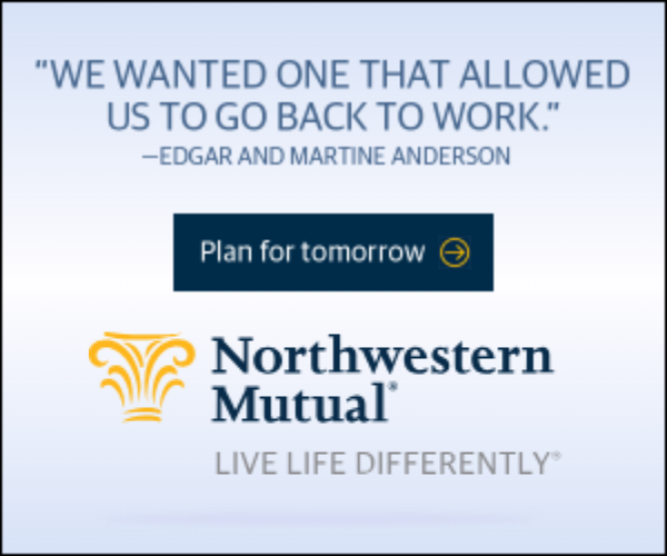 NORTHWESTERN MUTUAL banner, final frame