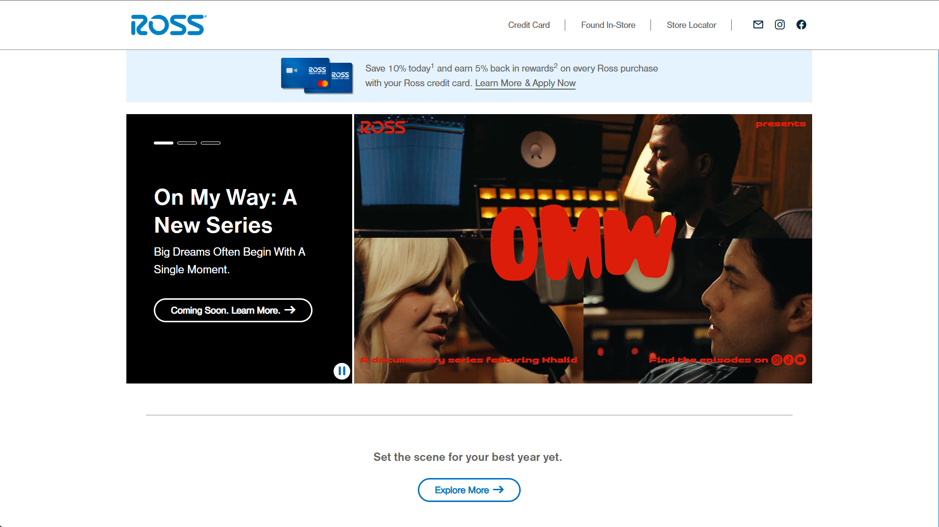 Ross Stores — site capture